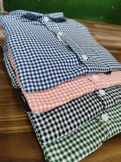 (Combo Of 3) JohnHill Slim fit Cotton Checks Shirts Rs. 899