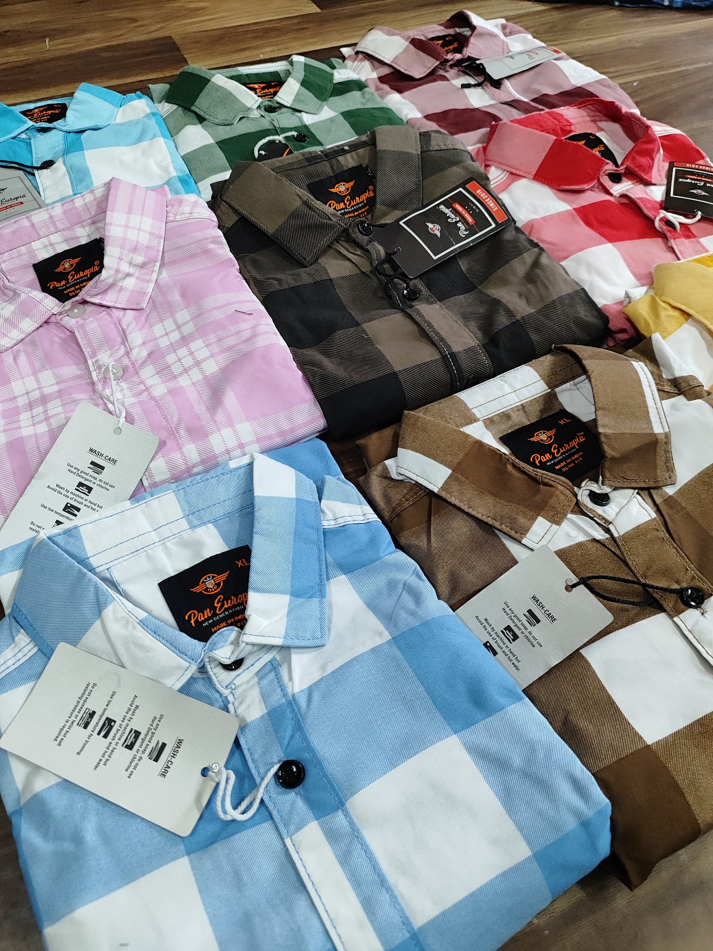 (Combo of 4) RB Colour Cotton Checked Shirts Rs. 999 Only