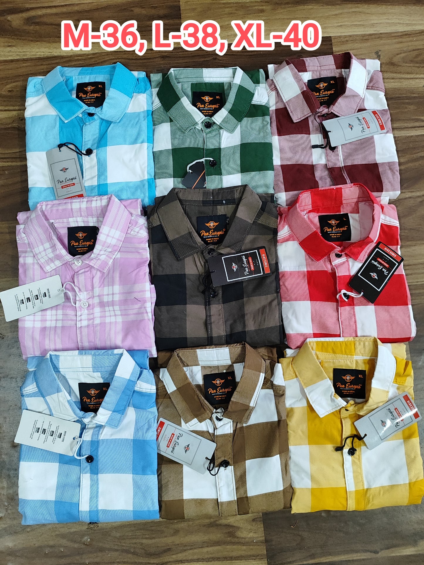 (Combo of 4) RB Colour Cotton Checked Shirts Rs. 999 Only