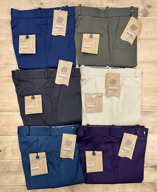 (Combo of 2) Unveiled Cotton Office Fit Men's Pant Rs. 950