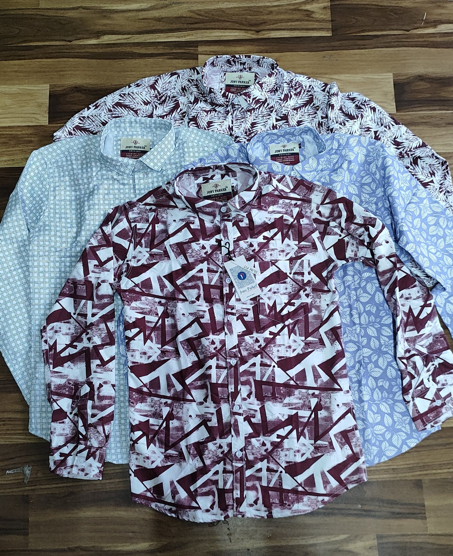 (Combo of 4) Johny Parker Premium Printed Shirt Rs. 999