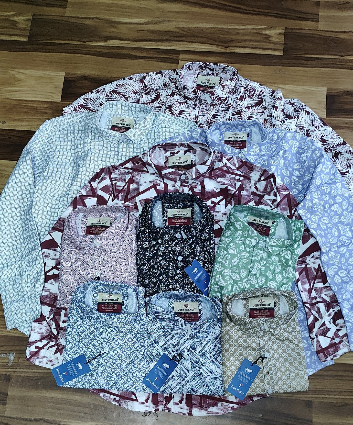 (Combo of 4) Johny Parker Premium Printed Shirt Rs. 999