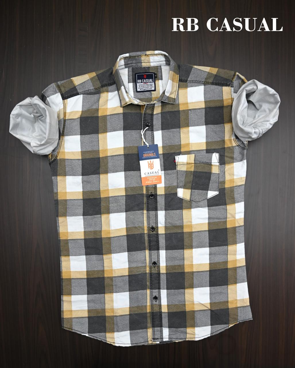 Combo of 4 RB Primium Cotton Checked Shirt Rs. 999