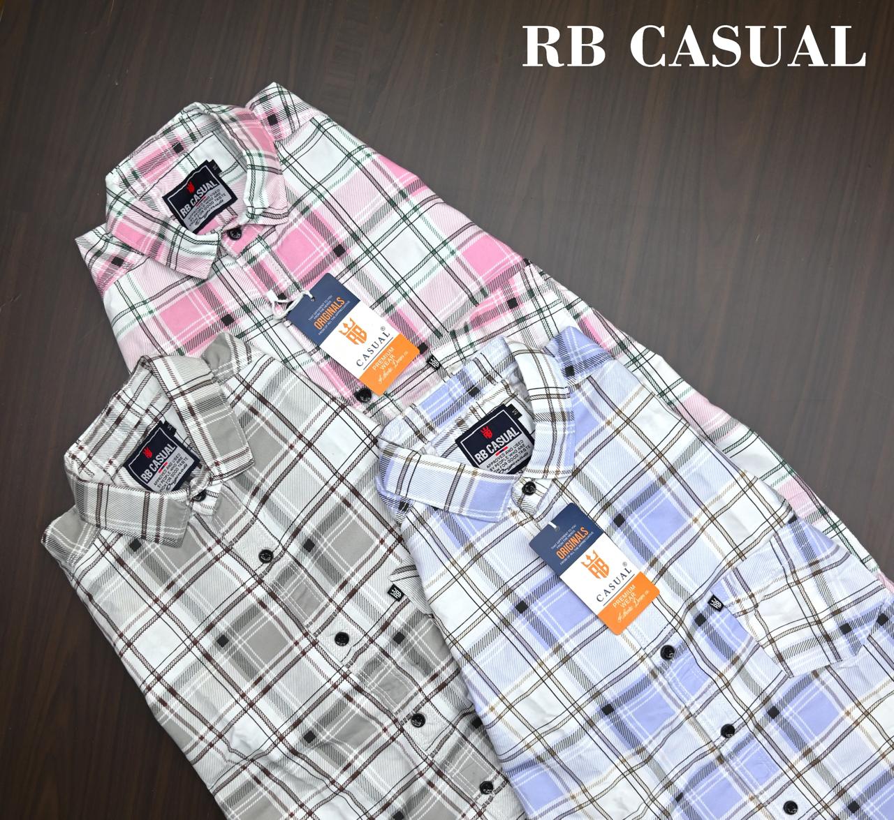 Combo of 4 RB Primium Cotton Checked Shirt Rs. 999