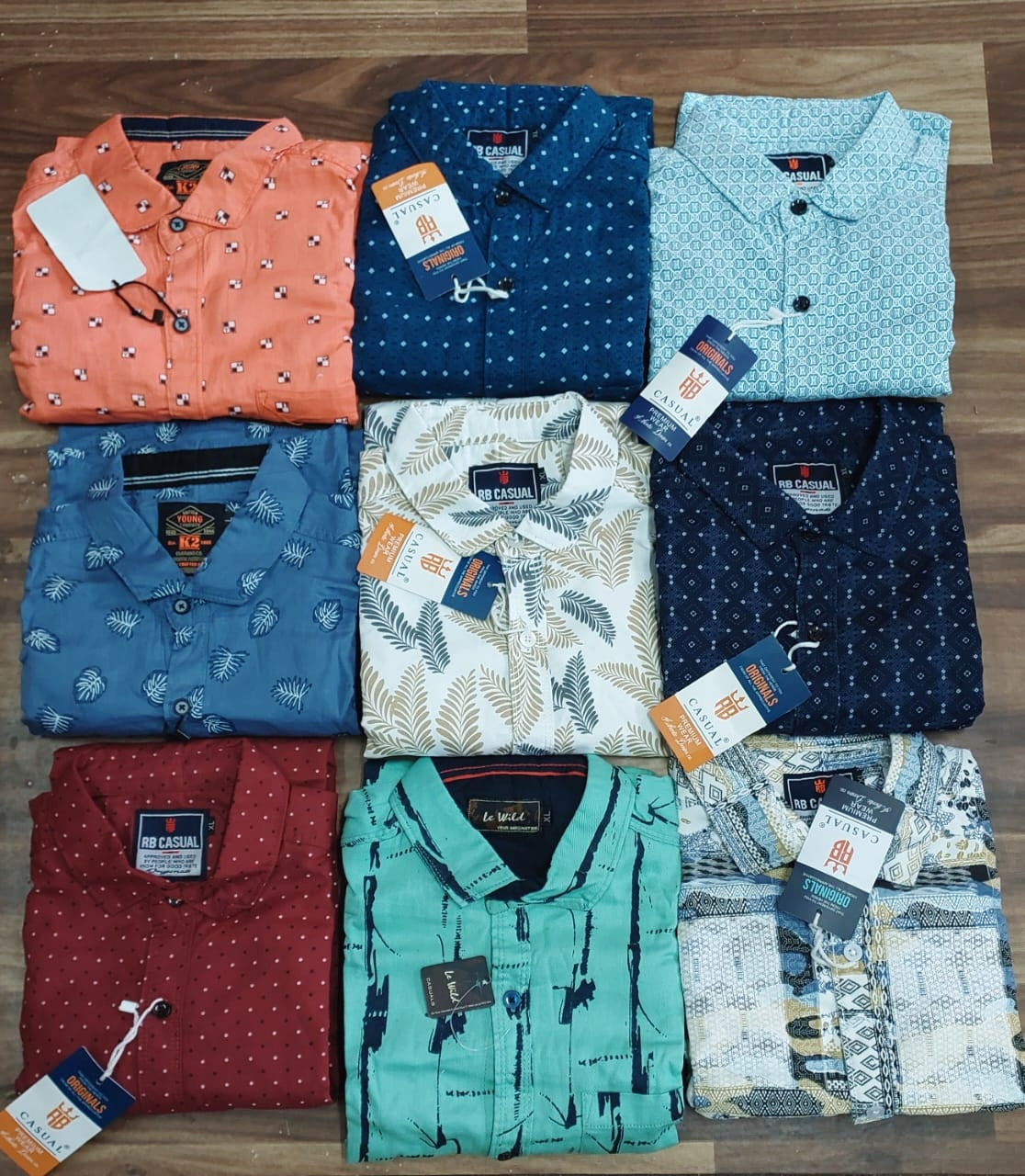 (Combo of 4) Primium RB Casual Cotton Printed Shirts Rs. 999