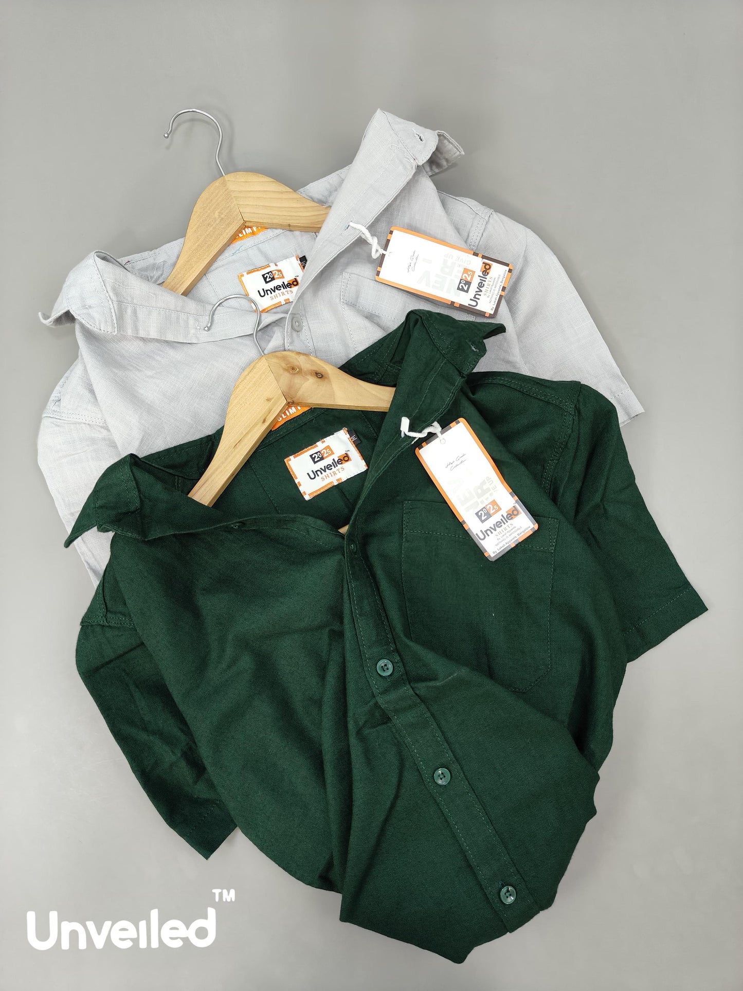 (Combo of 3) 2XL Linen Half Sleeve Cotton Plain Shirts Rs. 1050