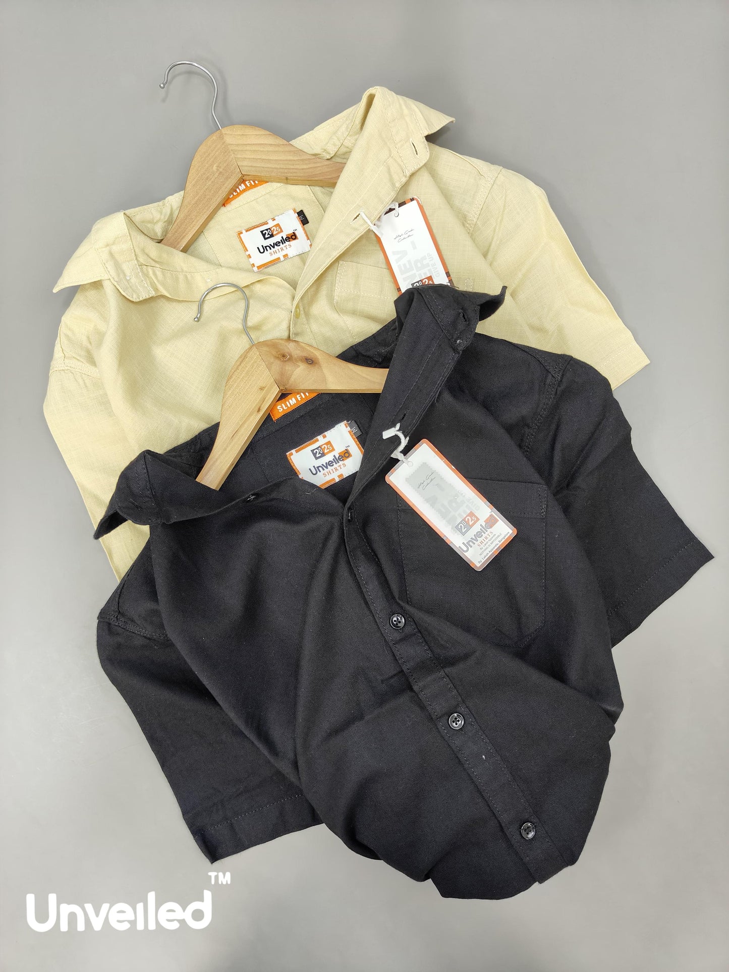 (Combo of 3) 2XL Linen Half Sleeve Cotton Plain Shirts Rs. 1050