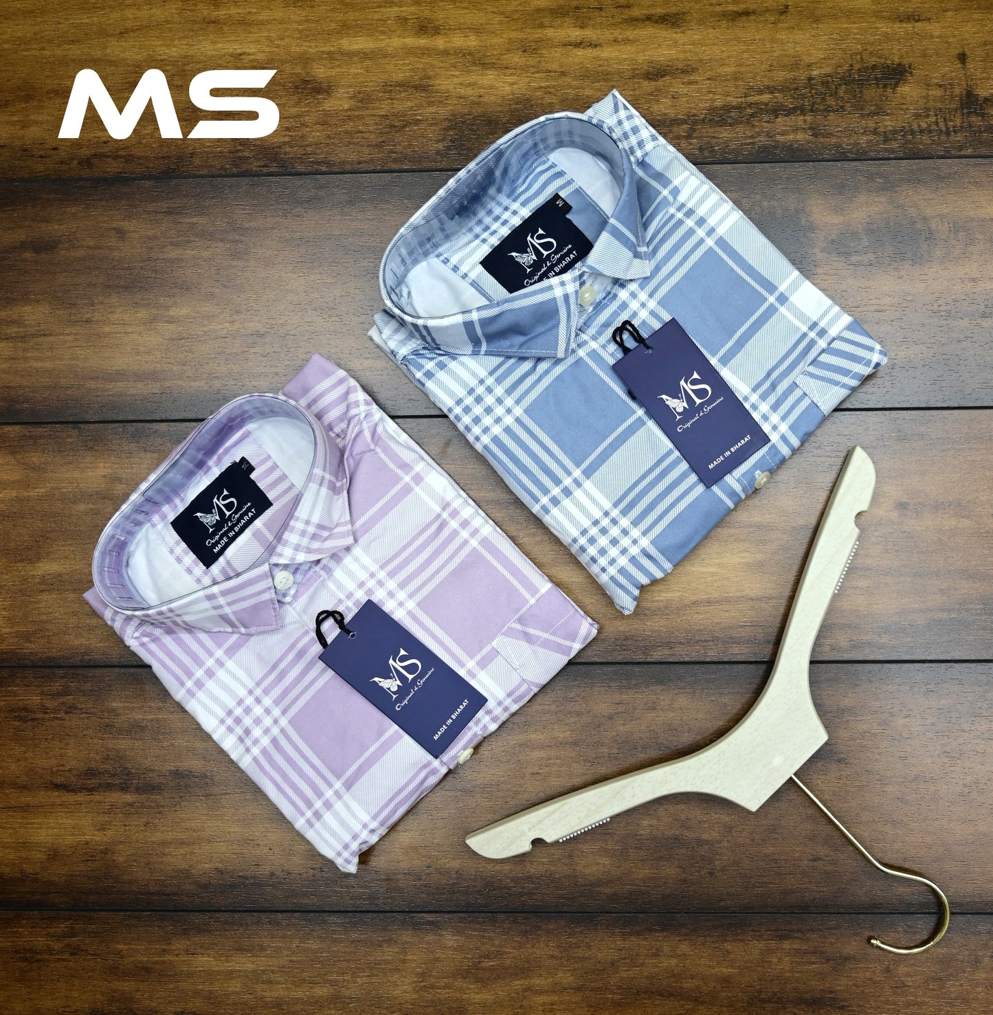 (Combo of 4)MS Premium Checked Shirts Rs. 999