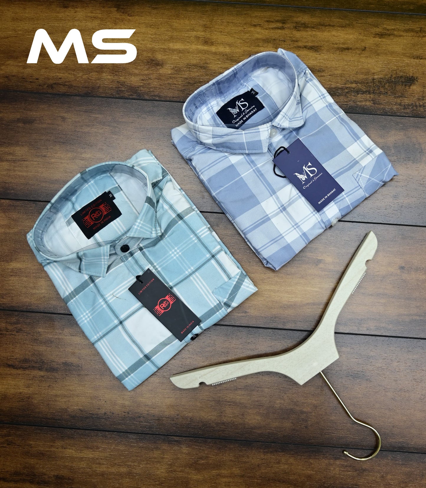 (Combo of 4)MS Premium Checked Shirts Rs. 999