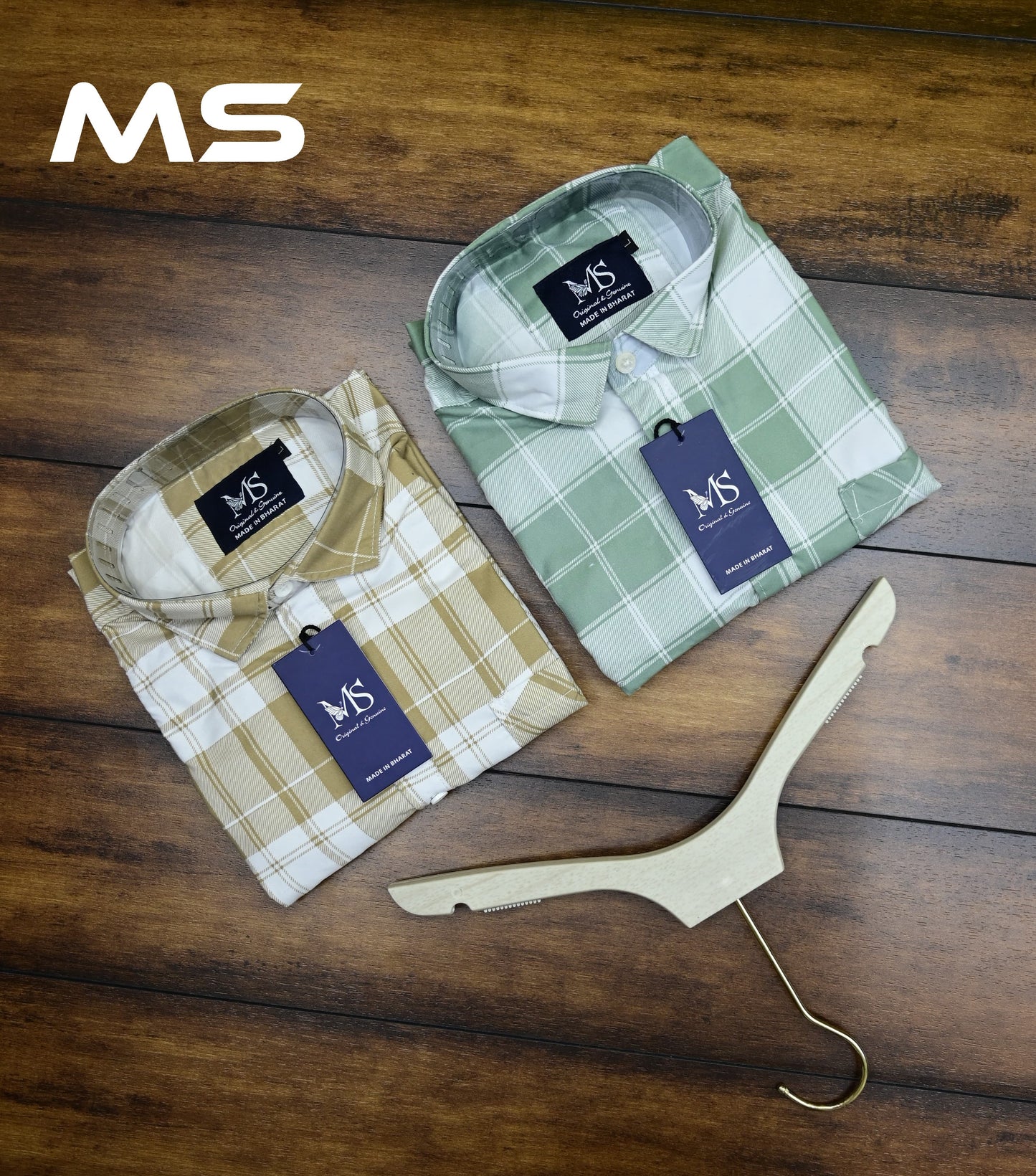 (Combo of 4)MS Premium Checked Shirts Rs. 999