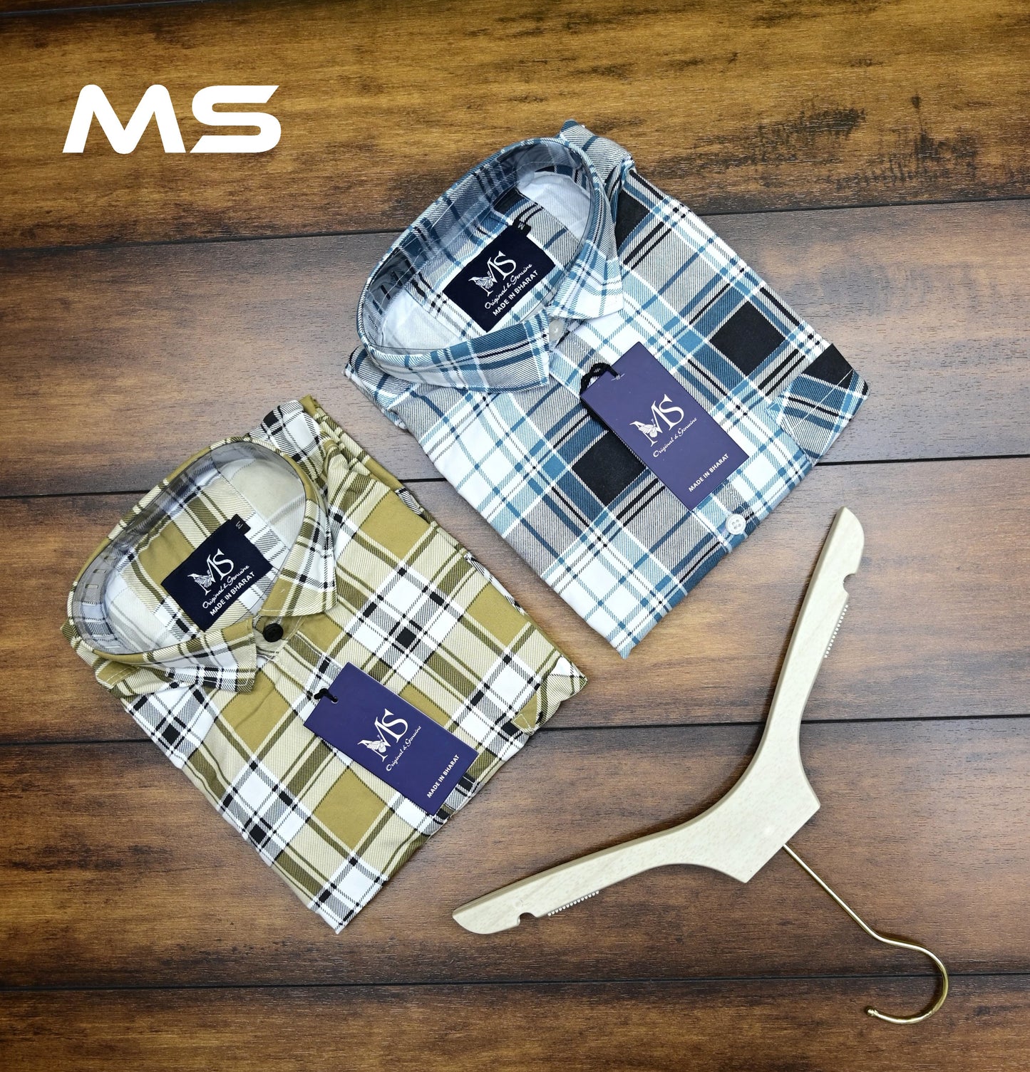 (Combo of 4)MS Premium Checked Shirts Rs. 999