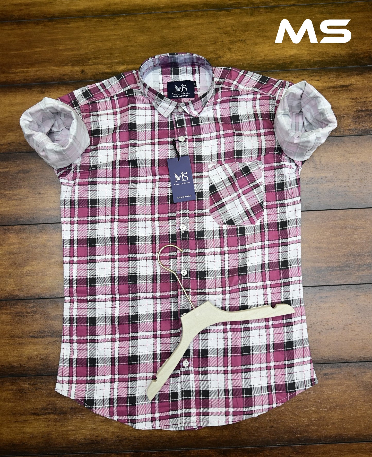 (Combo of 4)MS Premium Checked Shirts Rs. 999