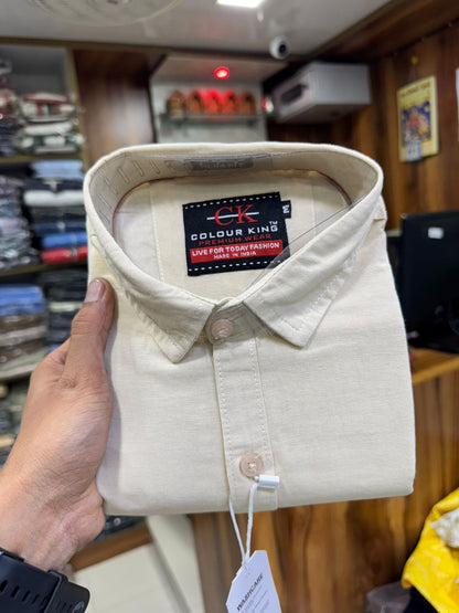 (Combo of 3)(M) CK 100% Pure Cotton Plain Shirts Rs. 1000