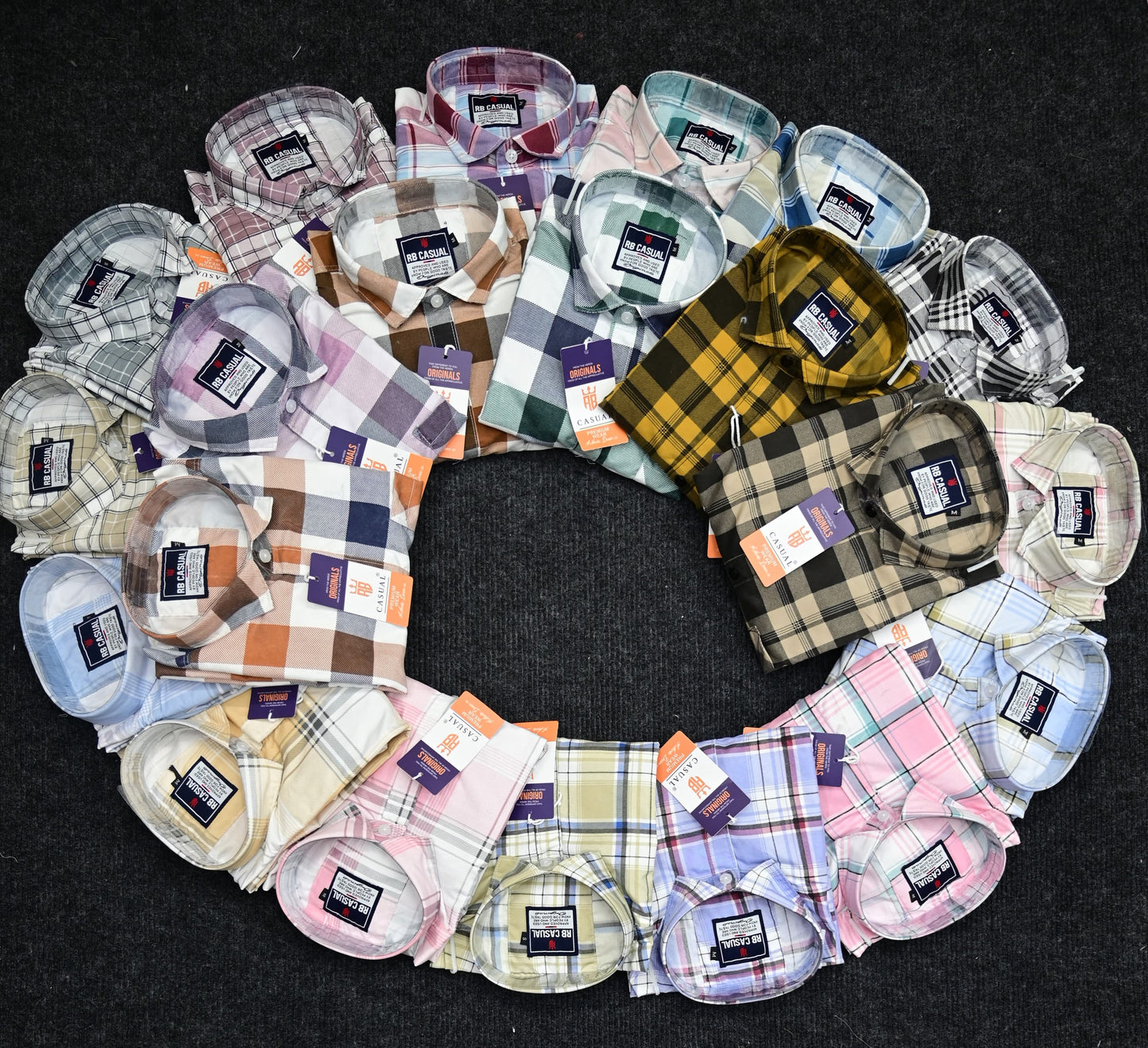 (Combo of 4) RB Cotton Checked Premium Shirts Rs. 999