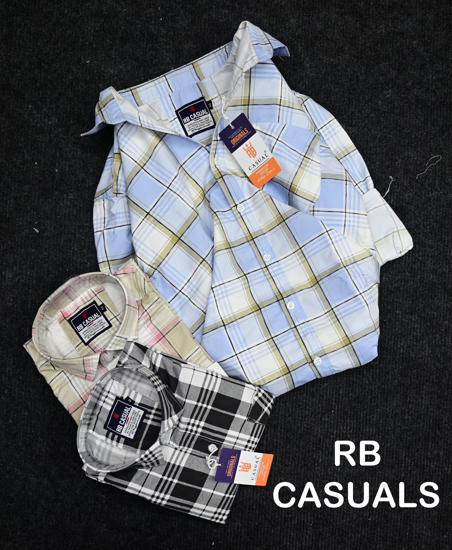 (Combo of 4) RB Cotton Checked Premium Shirts Rs. 999
