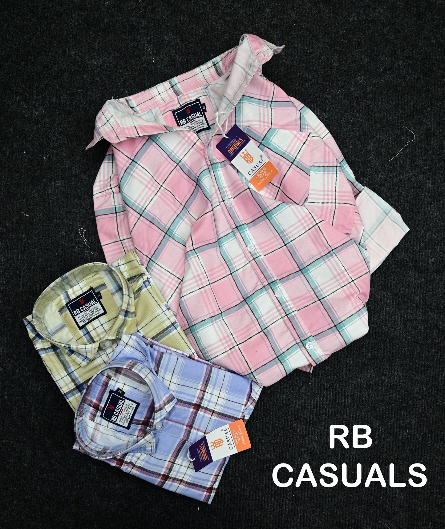 (Combo of 4) RB Cotton Checked Premium Shirts Rs. 999