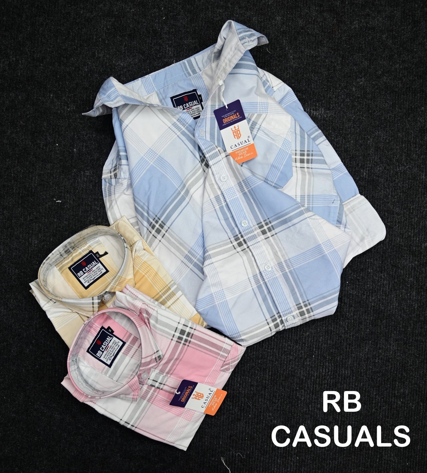 (Combo of 4) RB Cotton Checked Premium Shirts Rs. 999