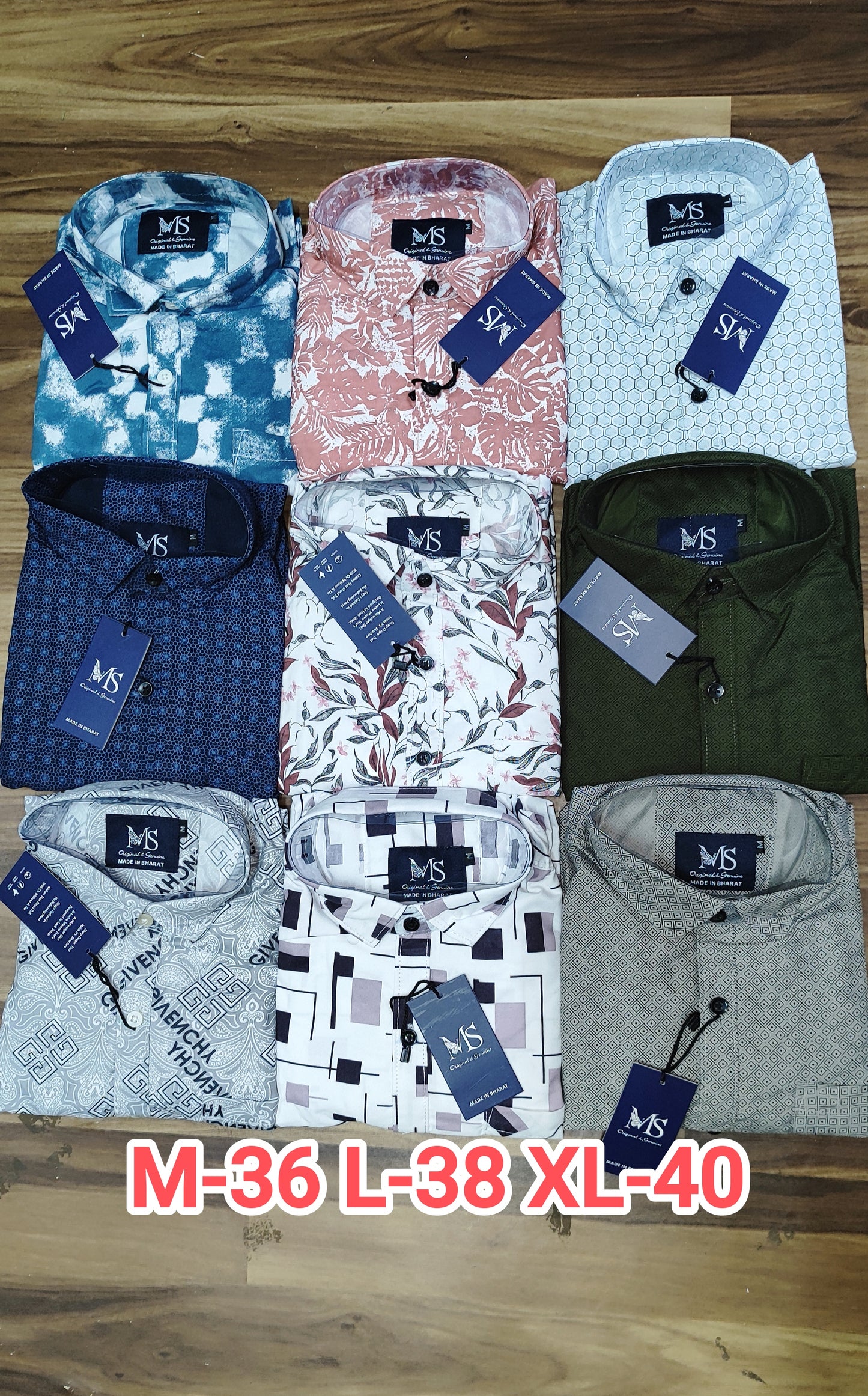 (Combo of 4) MS Printed Trending Design Shirts Rs. 999