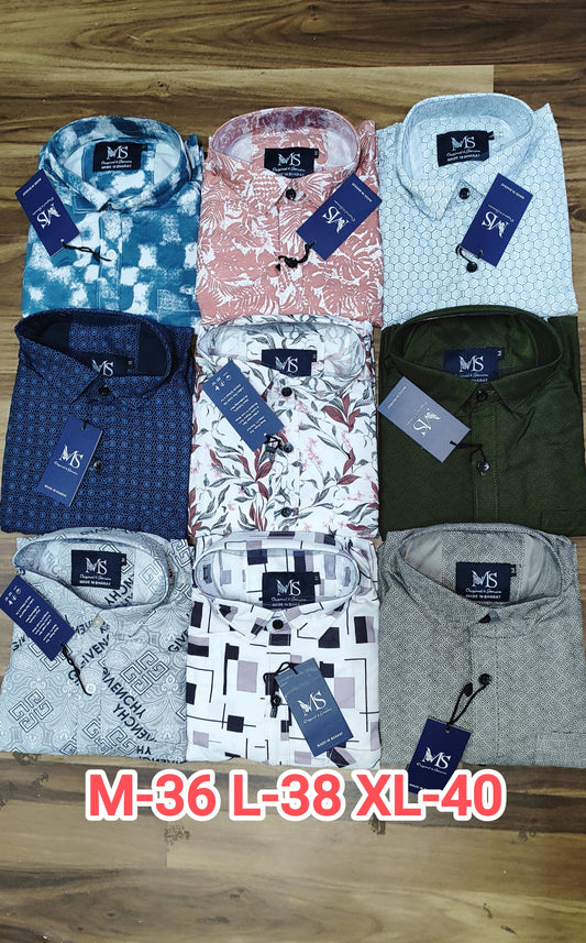 (Combo of 4) MS Printed Trending Design Shirts Rs. 999