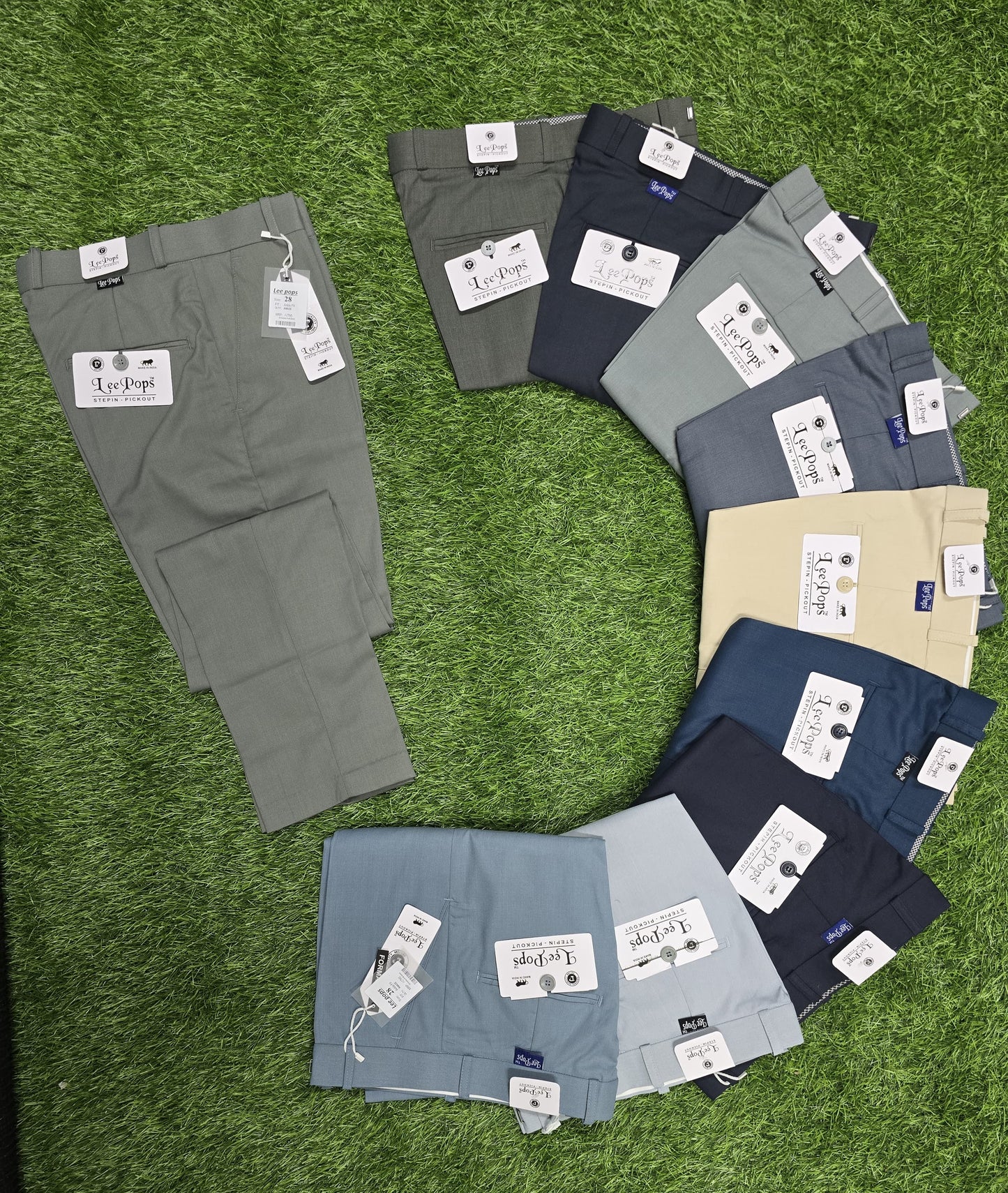 (Combo of 2) LeePops Cotton Polo Fit Men's Regular Pant Rs. 950