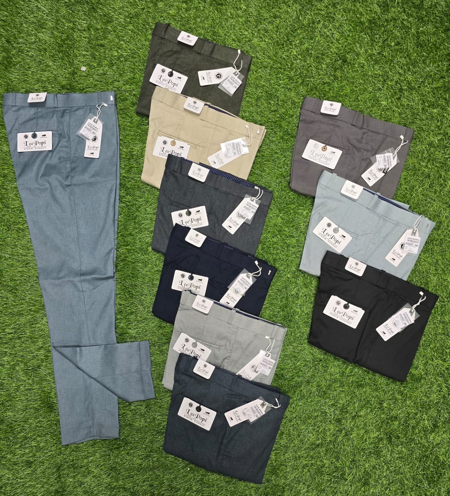 (Combo of 2) LeePops Cotton Polo Fit Men's Regular Pant Rs. 950