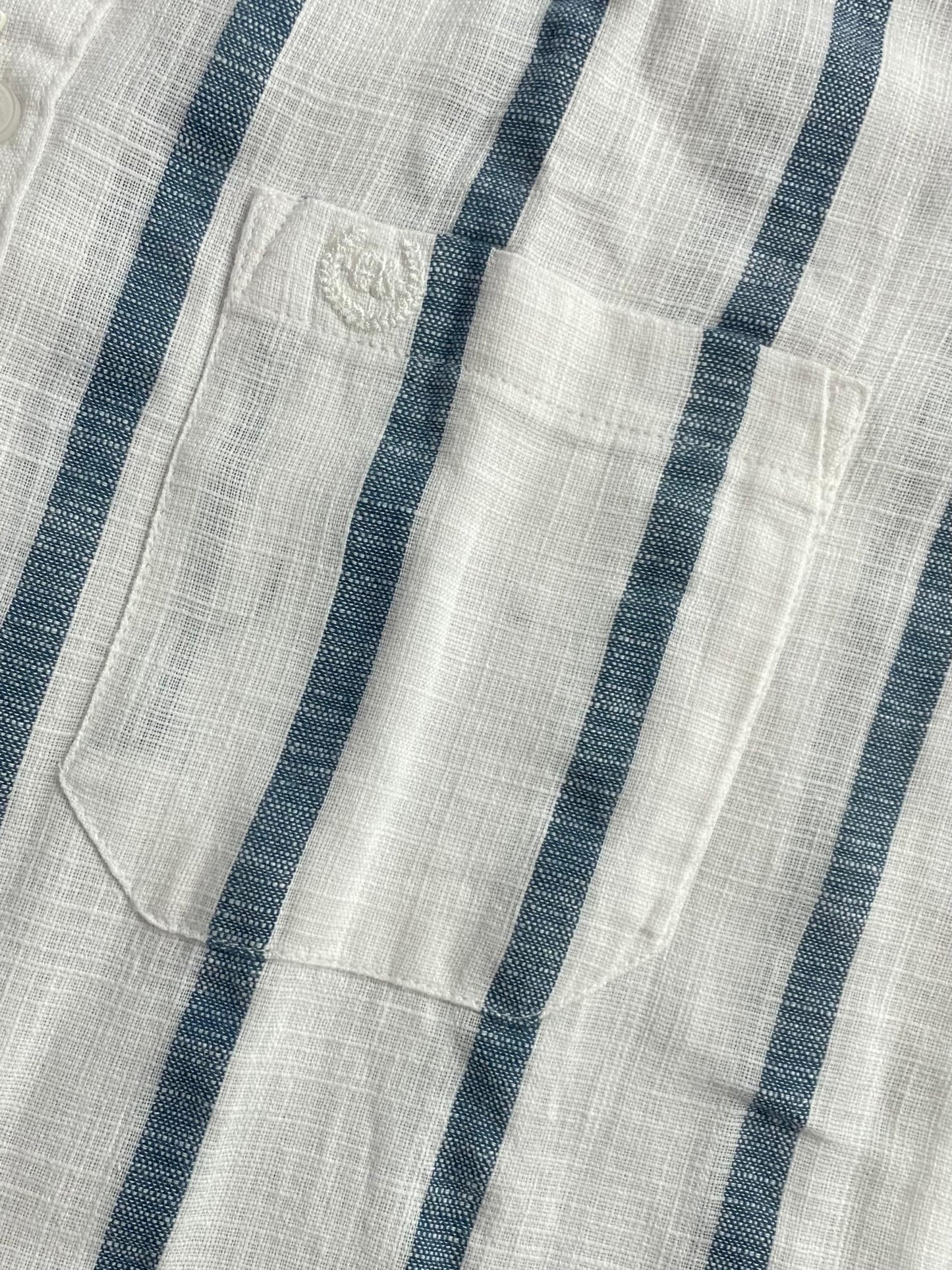 (Combo of 3) CK Linen Half Sleeve Primium Cotton Strips Shirts Rs. 1050