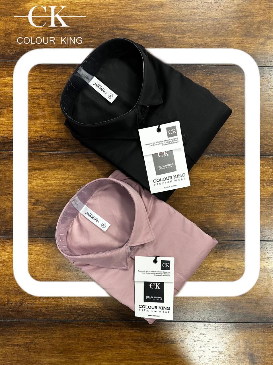 (Combo of 3) CK Satin Silk Shirt Men's Regular Fit Rs. 1050