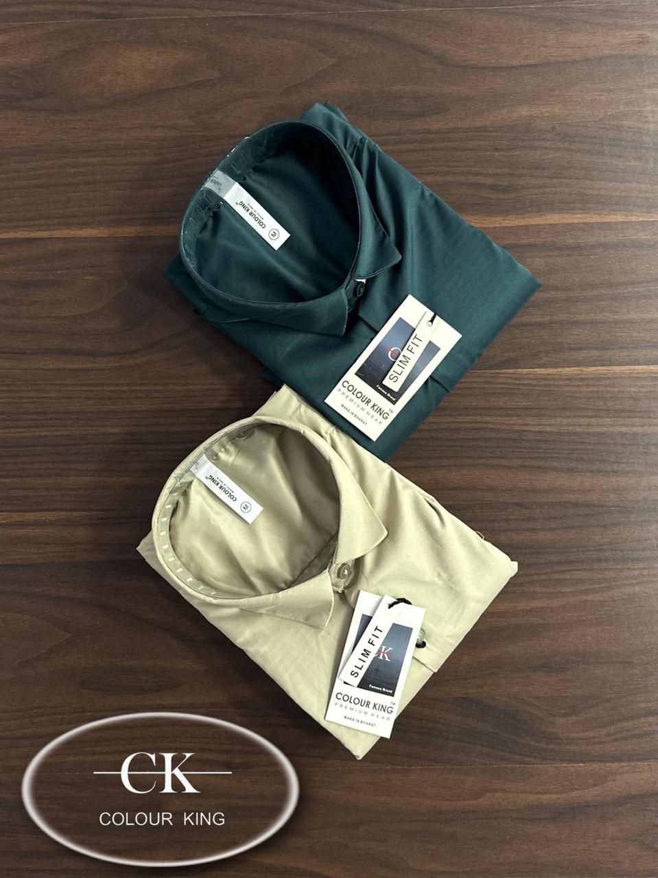 (Combo of 3) CK Satin Silk Shirt Men's Regular Fit Rs. 1050