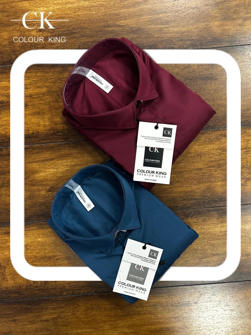 (Combo of 3) CK Satin Silk Shirt Men's Regular Fit Rs. 1050
