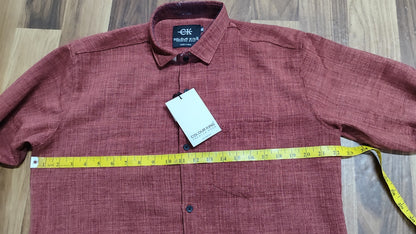 (Combo of 3)(M-38)CK Linen Checked Dobby Unique Shirt Rs.1000