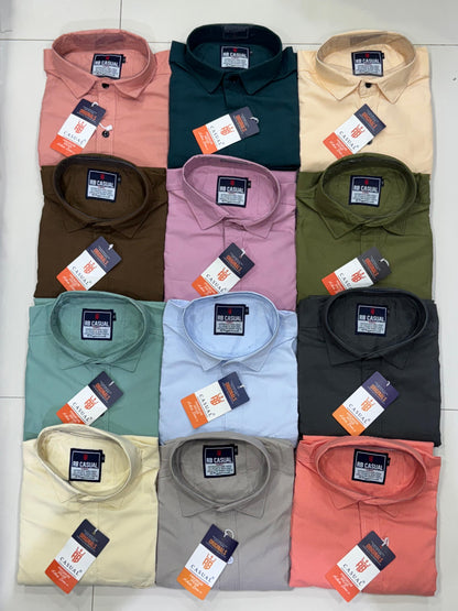 Combo of 4 Cotton Plain shirt Rs. 999