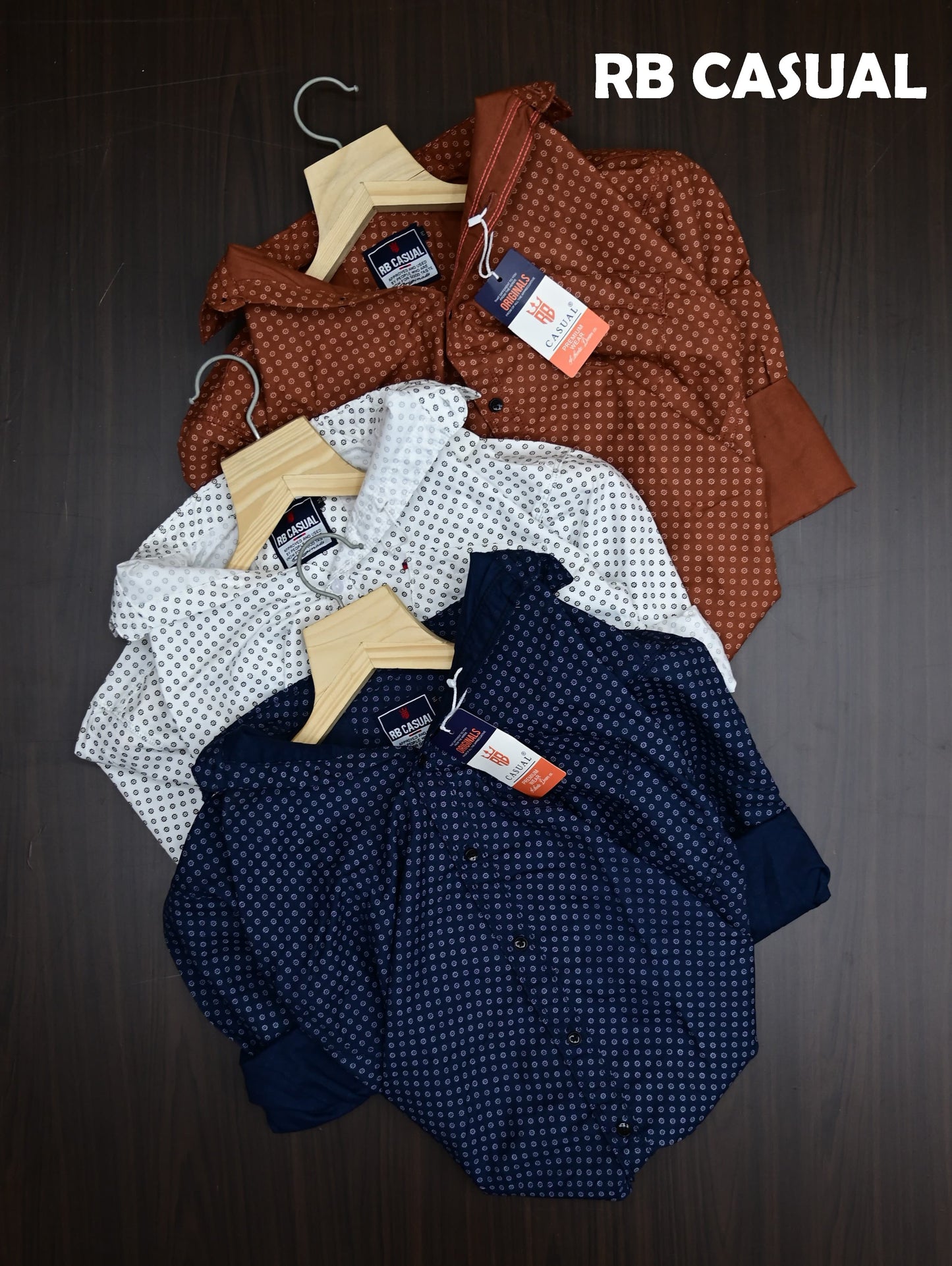 (Combo of 4) RB Casual Design Cotton Printed  Shirts Rs. 999 Only