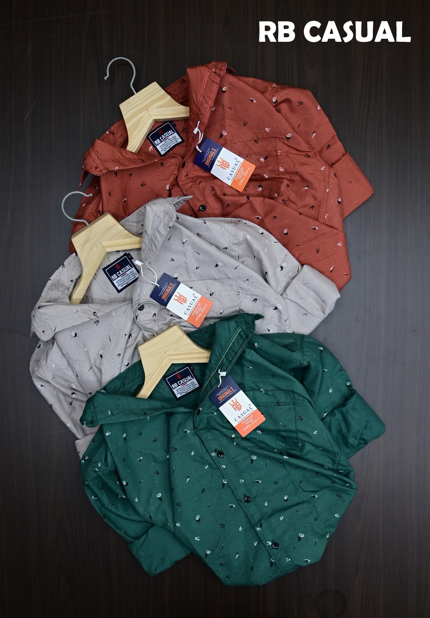 (Combo of 4) RB Trending Design Cotton Printed  Shirts Rs. 999 Only