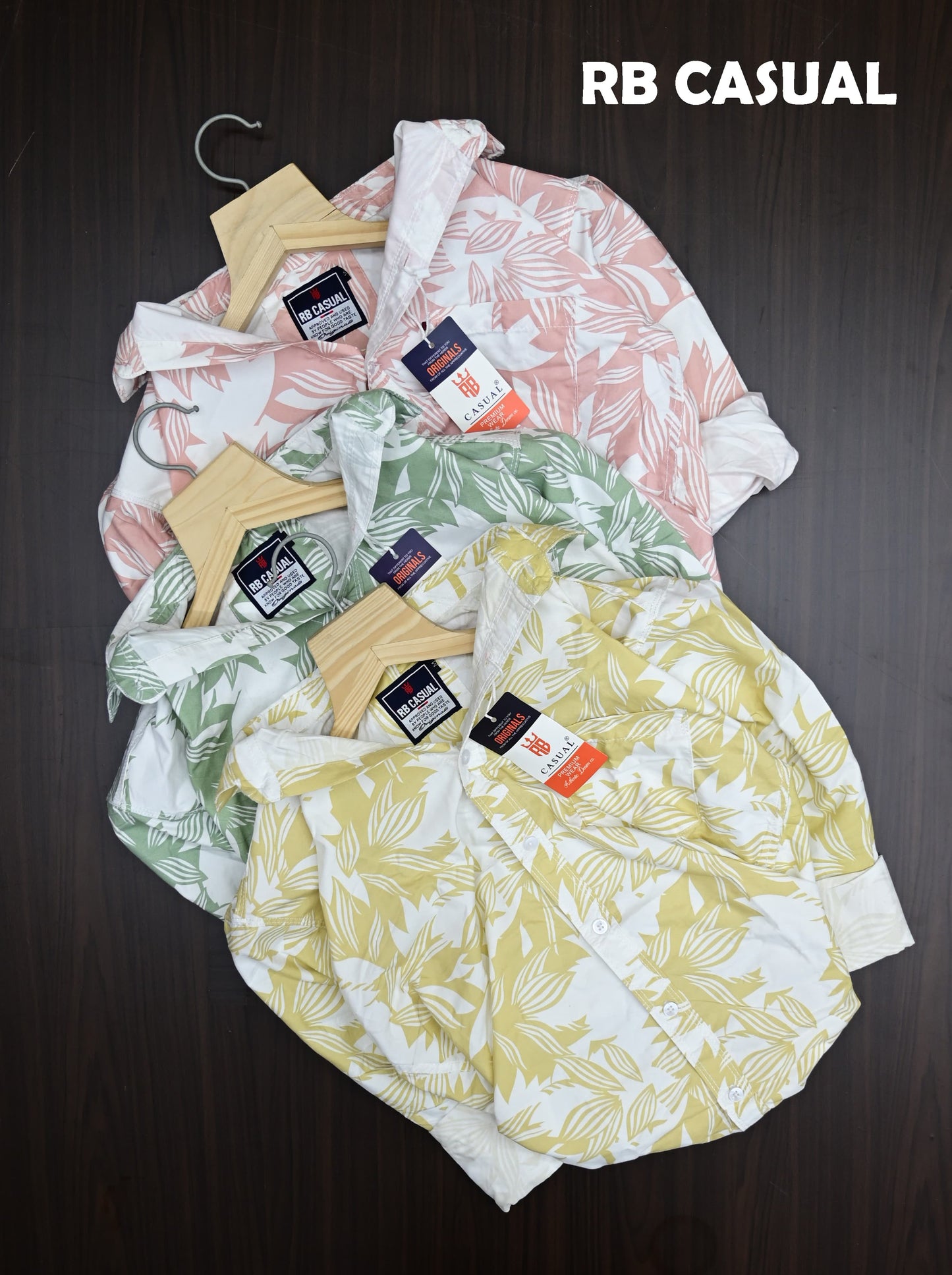 (Combo of 4) RB Grand Design Cotton Printed  Shirts Rs. 999 Only