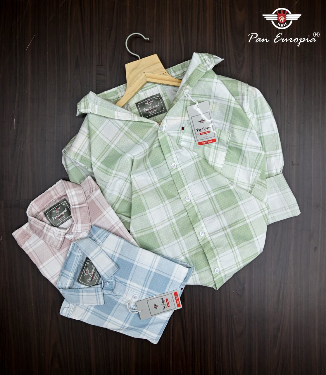 (Combo of 3) Pan Emporia Jacquard Checked Shirt Rs.999