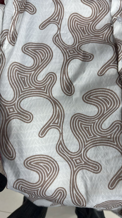 (Combo of 3) Pan Emporia Jacquard Design Printed Shirt Rs.900