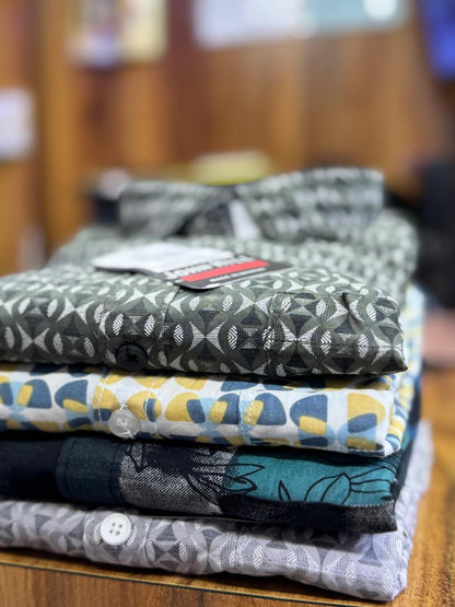 (Combo of 3) JohnHill Pure Cotton Trending Printed Shirt Rs. 900