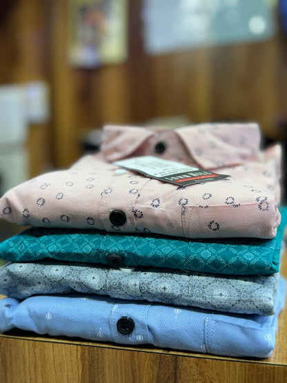 (Combo of 3) JohnHill Pure Cotton Trending Printed Shirt Rs. 900