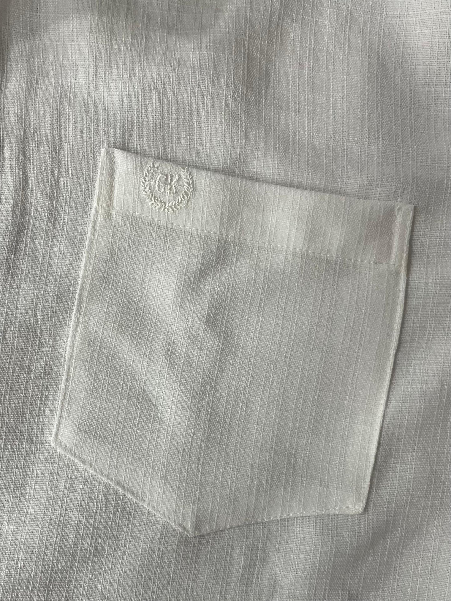 (Combo of 3) (2XL, 3XL) CK Linen Dobby Plain Shirt Rs.1150