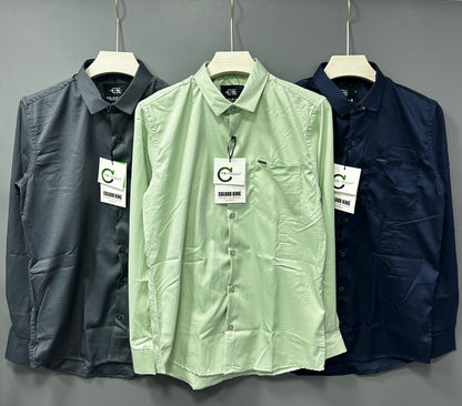 (Combo of 3)Russman Satin Silk Shirt Men's Regular Fit Rs. 999