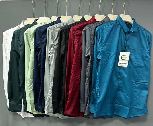 (Combo of 3)CK Satin Silk Shirt Men's Regular Fit Rs. 1050