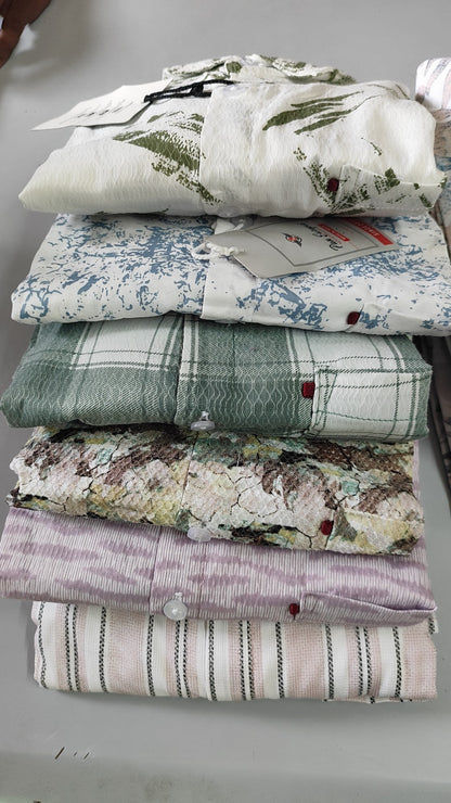 (Combo of 3) Pan Emporia Jacquard Design Printed Shirt Rs.900