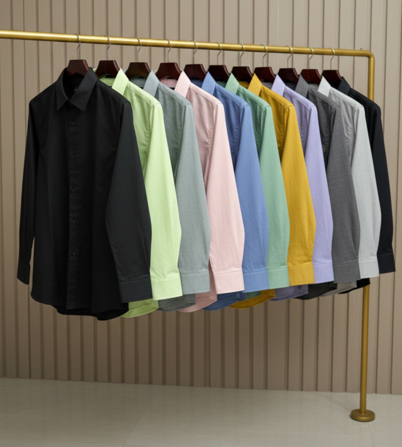 (Combo of 3) CK Linen Dobby Plain Shirt Rs.1099