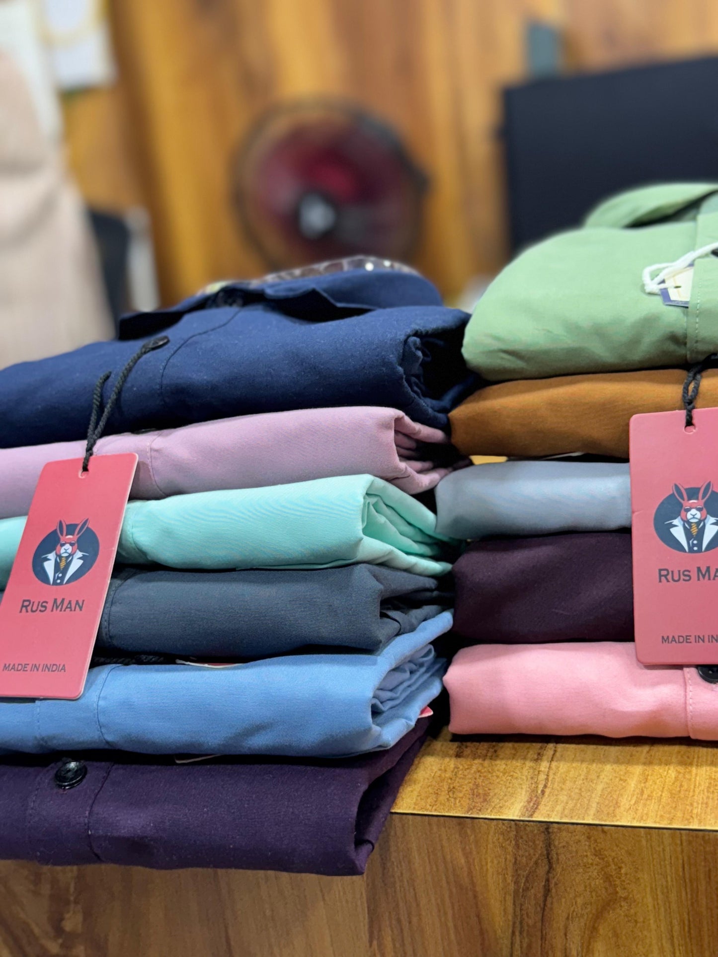 (Combo of 4) RussMan Cotton Plain shirt Rs. 999