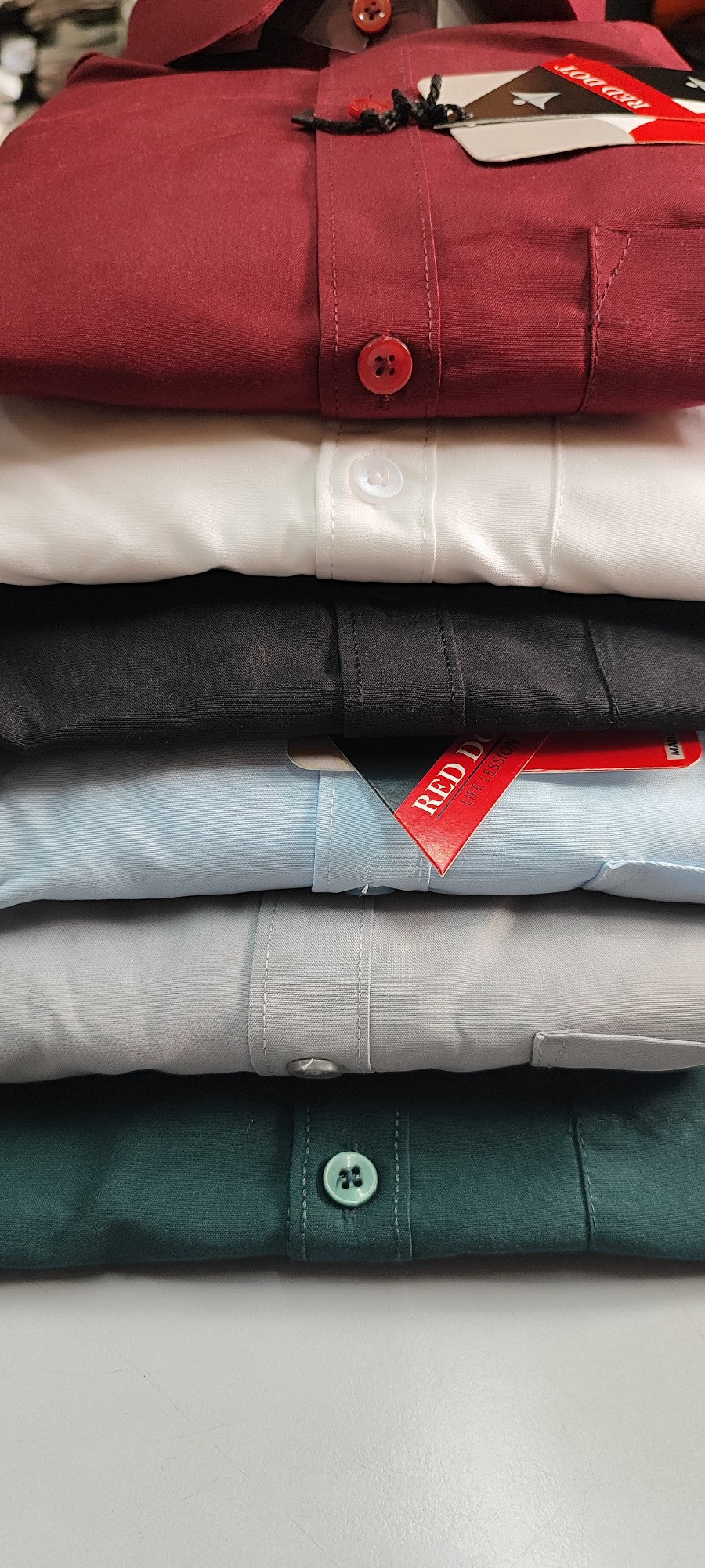 (Combo of 4) RedDot Premium Cotton Plain Shirts Rs. 1050
