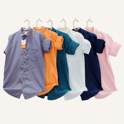 Combo of 4 Cotton Plain shirt Rs. 999