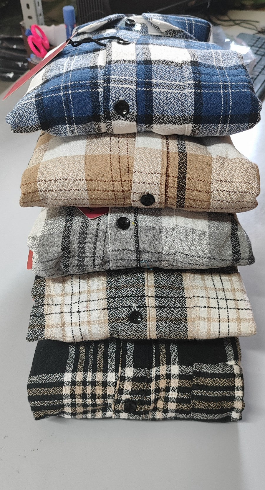 (Combo of 3) RussMan Grindle Oxford Cotton Checked Shirt Rs.1100