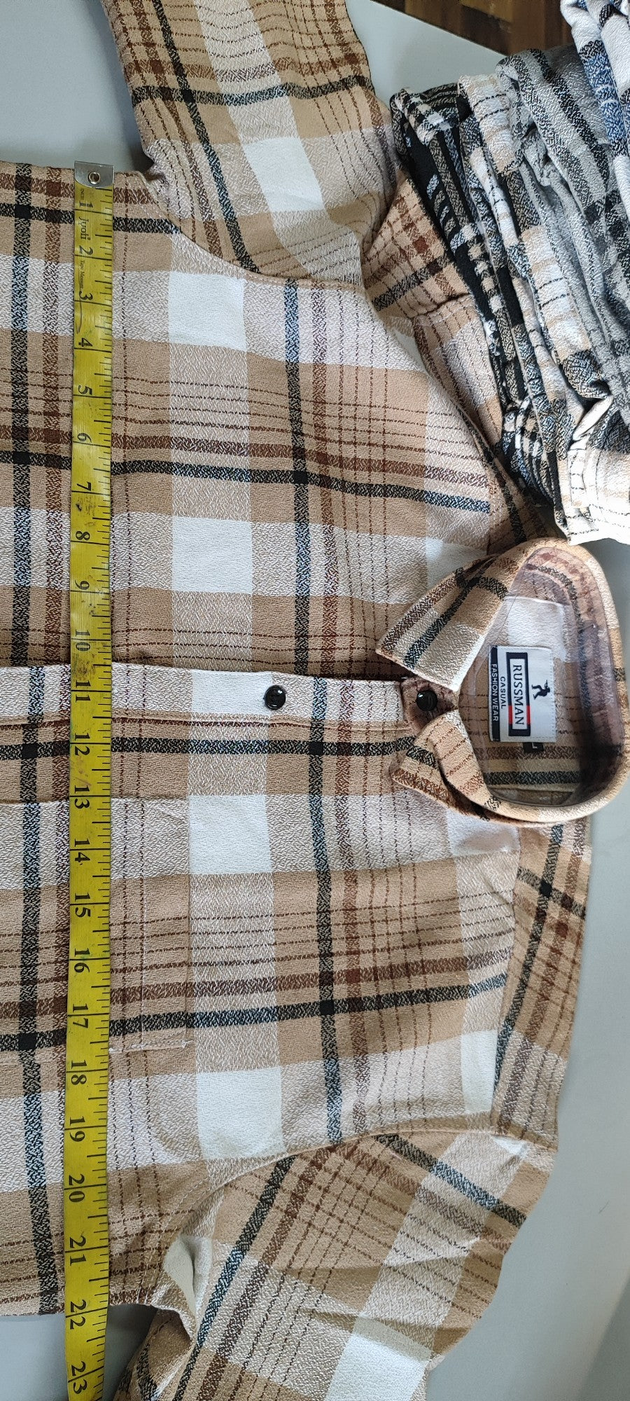 (Combo of 3) RussMan Grindle Oxford Cotton Checked Shirt Rs.1100
