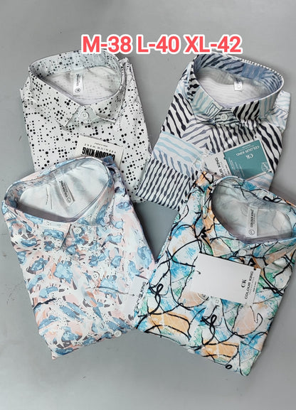 (Combo of 3)CK Import Sartin Digital Soft Printed Shirt Rs. 1050