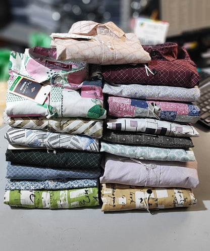 (Combo of 4) RB Casual Design Cotton Printed  Shirts Rs. 999 Only